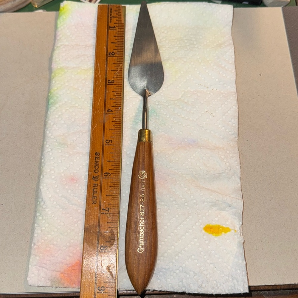 - Vintage Grumbacher palette knife #26